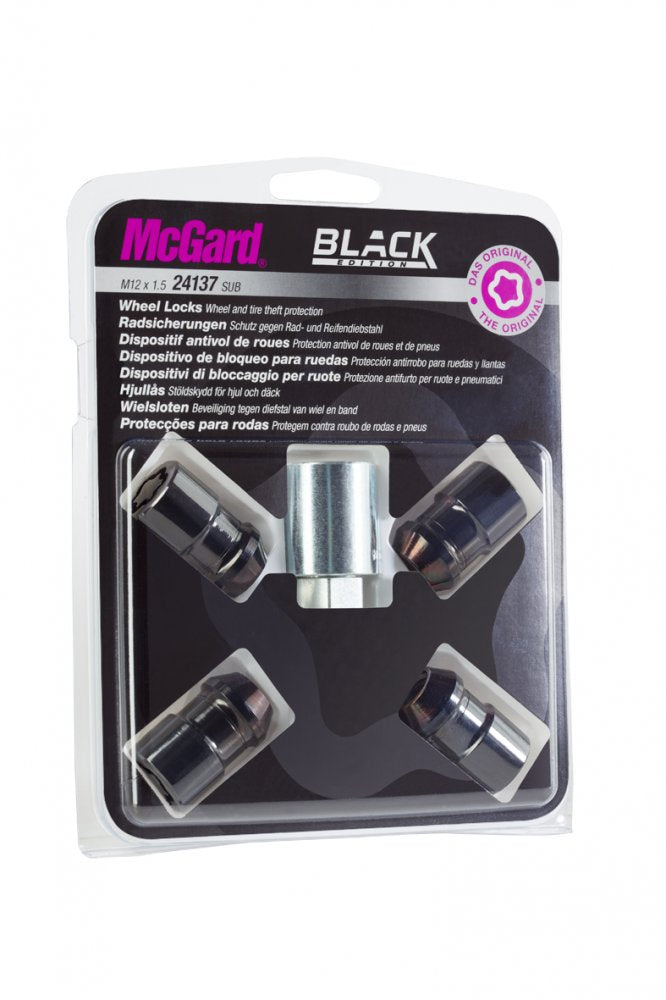McGard Wheel Lock Nuts M12x1,5 Black